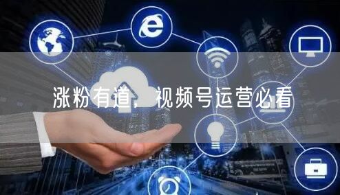 涨粉有道，视频号运营必看
